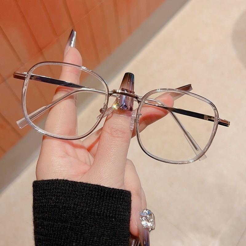 Очки с защитой от синего света и радиации, квадратная металлическая оправа, унисекс