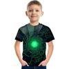 Kids 3D Printed T Shirt O Neck Short Sleeve Tops Boys Clothes Children Summer Outfit Tee Sportwear T Shirts