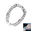 Unique Thorn Cuban Chain Necklace Bracelet Elegant Jewelry Accessory For Hip Hop And Punk Style Enthusiasts