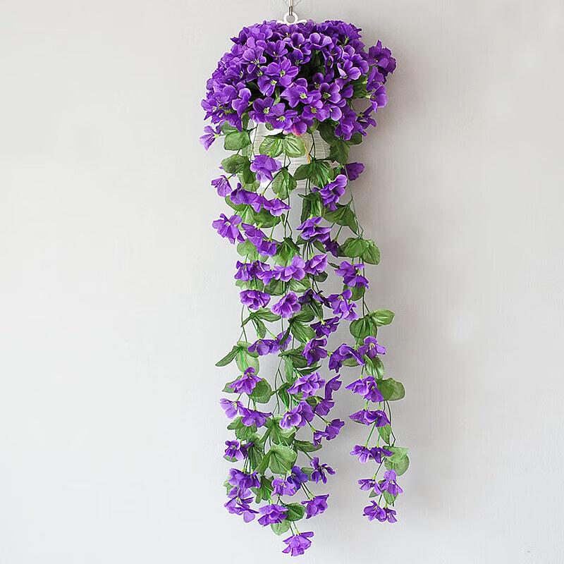 Wall-Mounted Artificial Gerbera Daisy Flower Basket