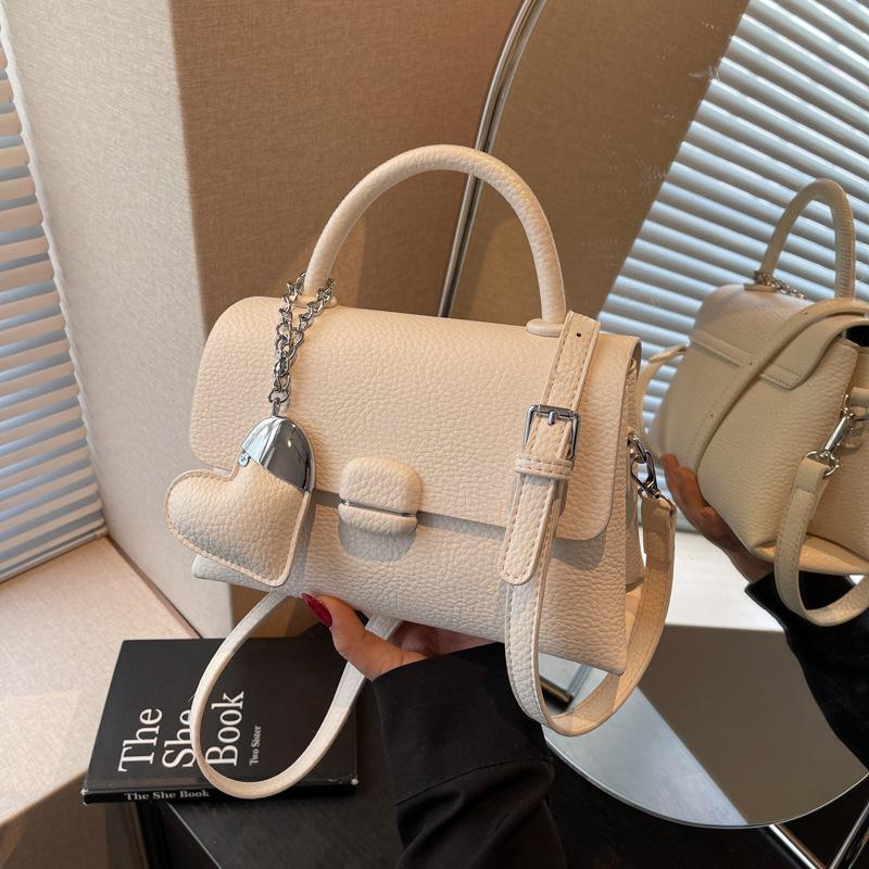 Trend Fashion Hand Carry Small Square Bag 2025 New Cute Girl Simple High-end Texture Shoulder Bag
