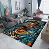Scary Fishing Printed Carpet for Living Room Bedroom Bedside Bathroom Floor Mat Area Rugged Sofa Mat Home Decor Machine Wash