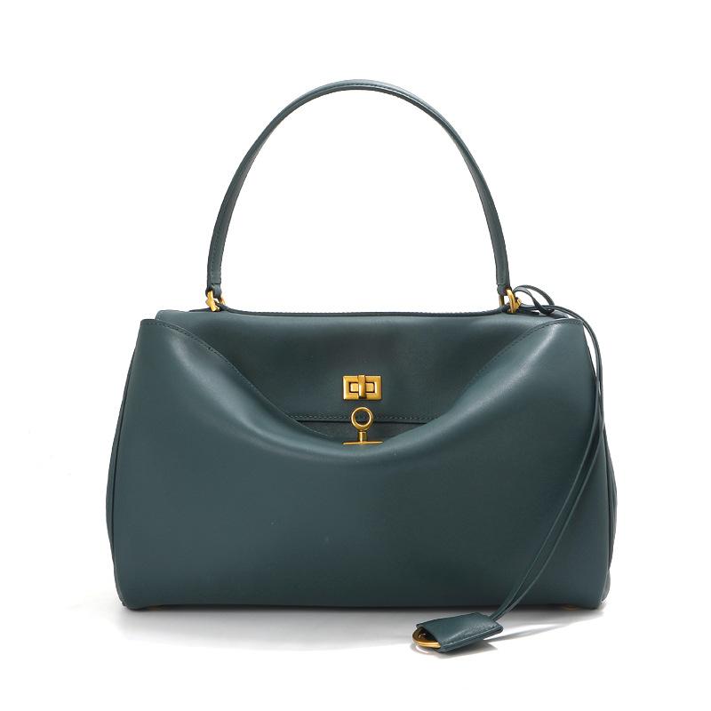 Подарочная коробка, первый слой коровья кожа Родео Сумка-тоут, ручная сумка, сумка через плечо под мышку, большая вместимость, продвинутый вариант для поездок на работу.