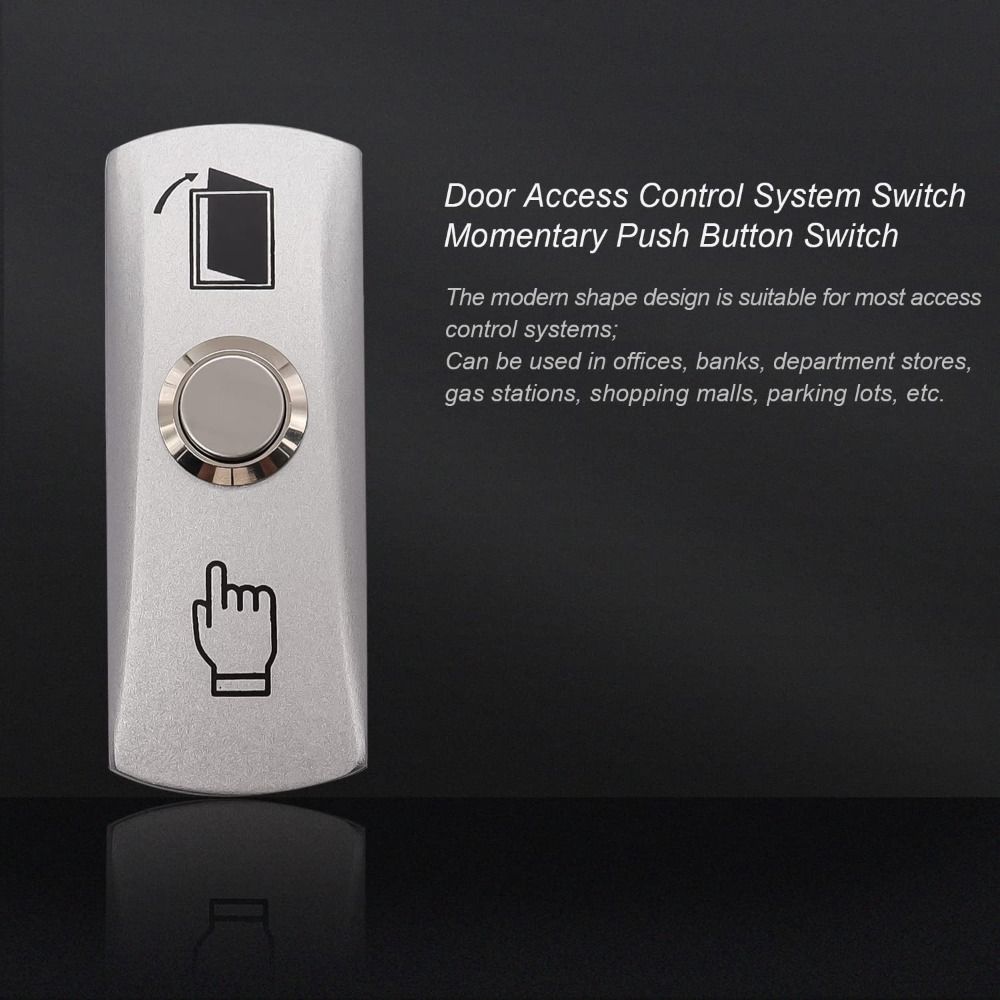 Waterproof Access Control Button Zinc Alloy Door Opening Switch Push to Exit Button Gate