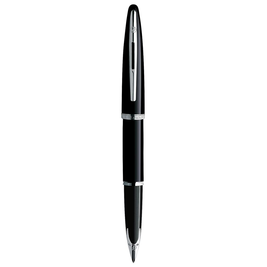 Waterman Чернильная ручка Carene Black Sea ST, Тонкое перо с 18-каратным золотым пером, Роскошная письменная ручка с подарочной коробкой S0293970