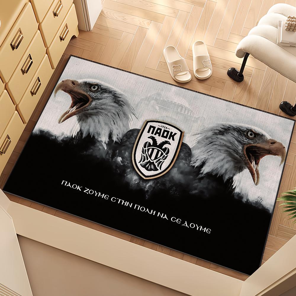 Fashion Club PAOK FC Small Carpet Bedside Kitchen Bath Living Home House Bedroom Floor Mat Doormat Rug Decoration