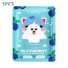 Sadoer Blueberry Hyaluronic Acid Hydrating Cartoon Mask Moisturising Mask