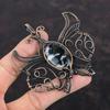 Белый Буйвол Бирюзовый Кулон Медная Проволока Обернутый Кулон Ювелирные Изделия Ручной Работы Подвеска Из Драгоценного Камня Медная Проволока Ювелирные Изделия Кулон Бабочка Для Подарка