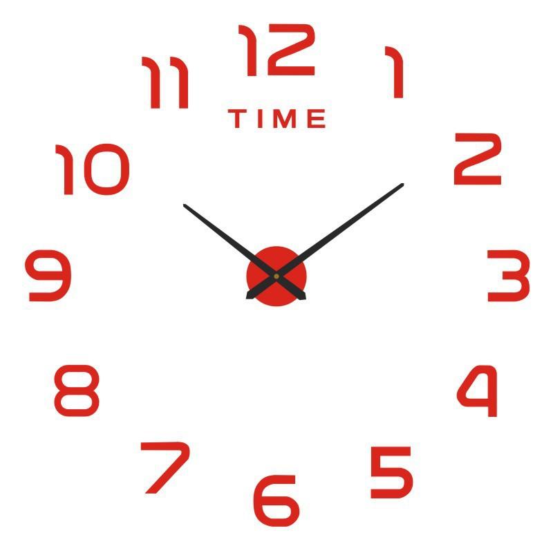 Креативные, Минималистичные, Большие Цифровые Настенные Часы, Акриловые 3D Настенные Часы, Настенные Часы-Наклейка в Европейском Стиле для Гостиной, DIY Настенные Часы