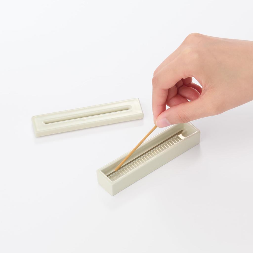 MUJI Incense Burner for Lying Down 105 X 23 X 23mm 84465345 Approx.
