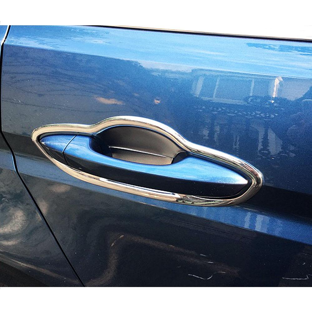 Для Volkswagen VW Touran 5T1 2016 2017 2018 Хромированная внешняя дверная ручка Чаша Чаша Полость Крышка Литье