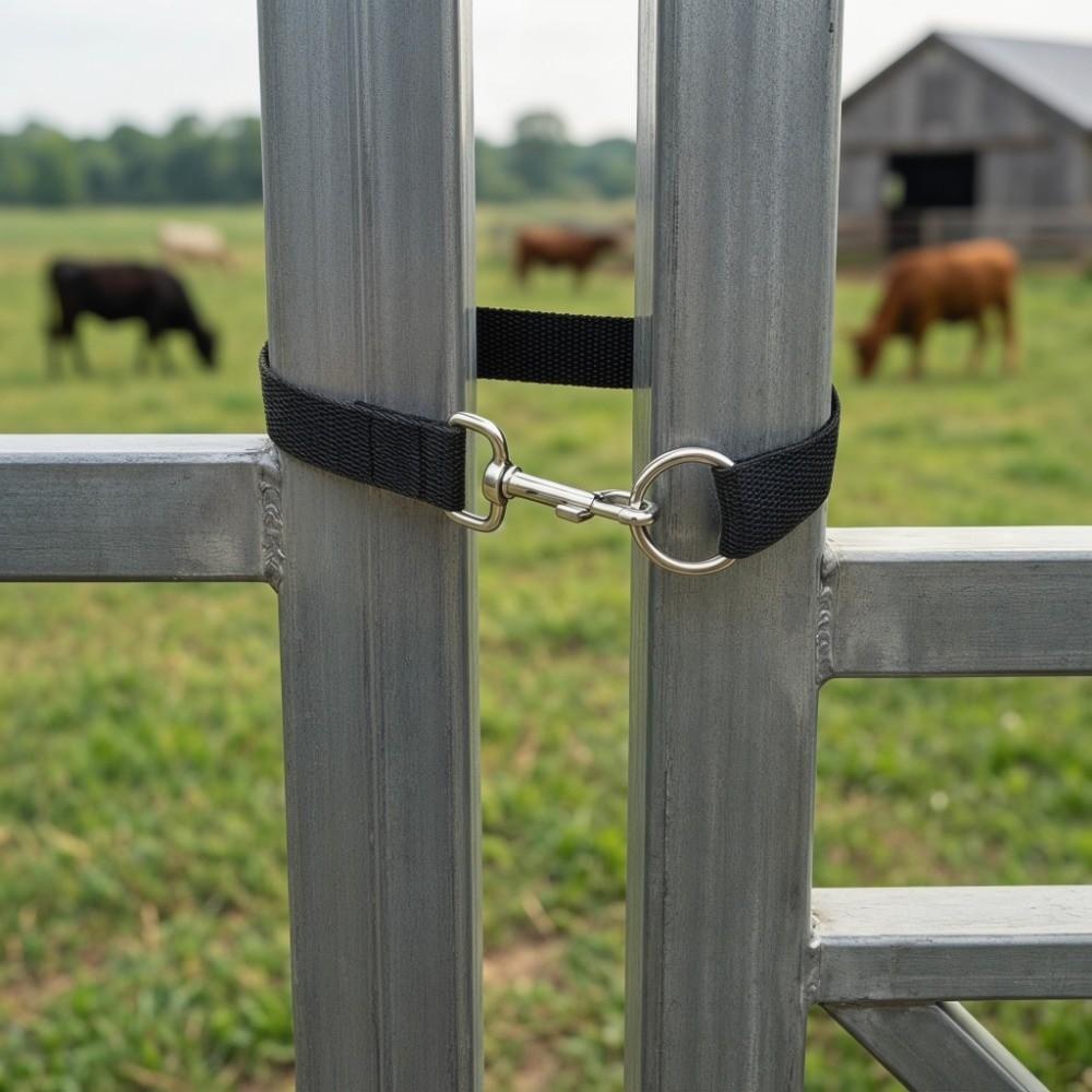 3Pcs Single-Loop Door Rope Lock Ropes 50cm Rope Noose Buckle Rope Lock Livestock Pen Gates