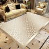 Golden Luxury Carpet for Living Room Large Area Decoration Home Sofa Antiskid Rugs Bedroom Lounge Coffee Tables Soft Floor Mats
