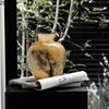 Стеклянная Ваза с Текстурой Чернил Горшки для Растений Настольное Украшение Цветочная Композиция Гидропонные Горшки для Цветов Цветочные Вазы Современный Декор для Дома