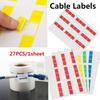 Self-adhesive Wire Network Waterproof Cable Labels Fiber Organizers Stickers Identification Tags