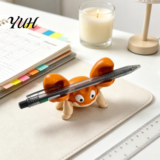 Desktop Storage for Glasses Cute Crab Pen Holder, Resin Cartoon Desk Organizer, Funny Holder Stand Pencil Fun Decor Office, Home Accessories Students