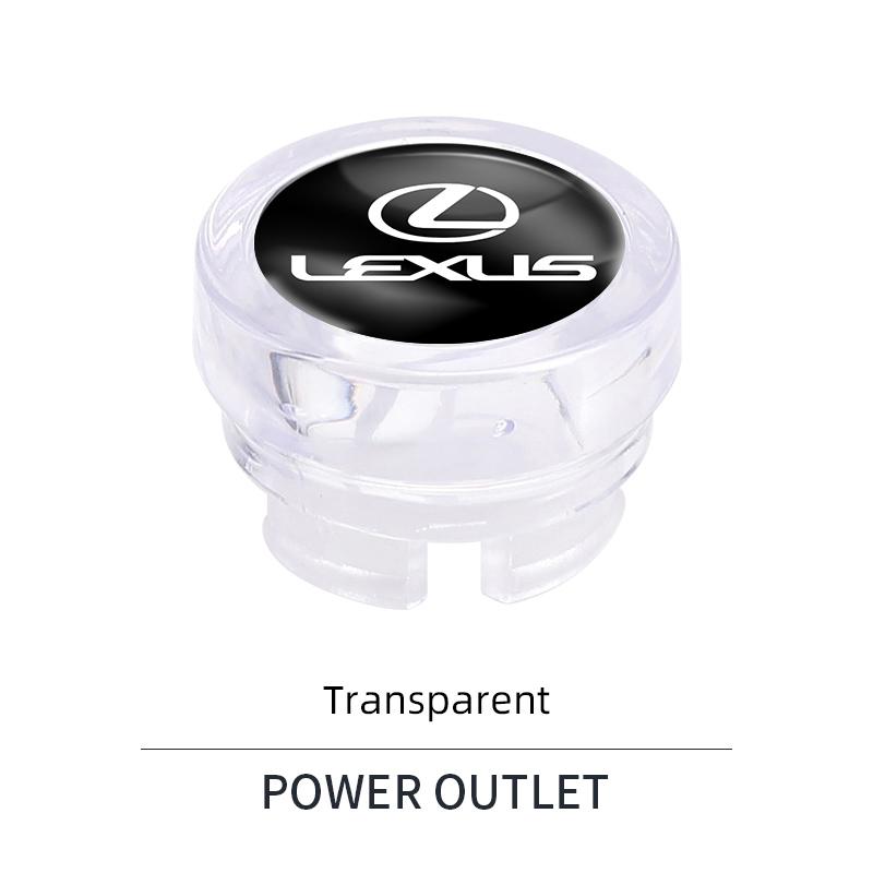 Interior Stickers Car Cigarette Lighter Dust Cover For Lexus IS250 RX330 Ct200h ES300h RX350 IS300h NX300h Waterproof Decorative