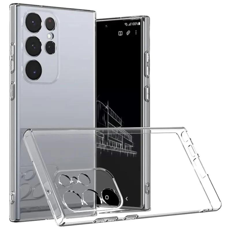 Мягкий силиконовый прозрачный чехол с кристаллами для Samsung Galaxy S23 Ultra S22 S21 Plus A04S A54 A53 Xiaomi Redmi Note 12 11 iPhone 15 14 13 12 11 Pro Max