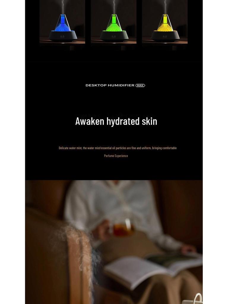 Large-Capacity Ultrasonic Aromatherapy Humidifier for Home