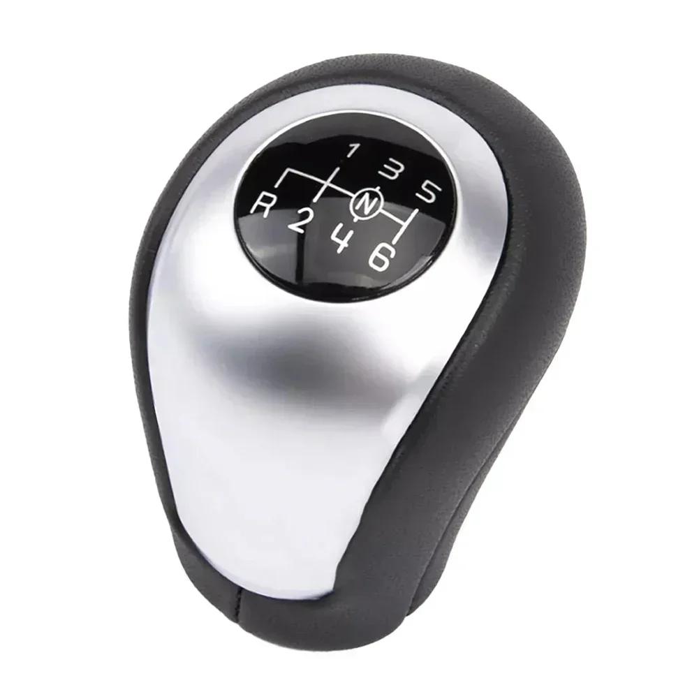 6-ступенчатая ручка переключения передач, ручная кожаная головка рычага переключения передач для Mercedes, для Vito W447, часть стержня ручки переключения передач, автомобильные аксессуары
