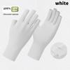 1 Pair Anti Uv Nail Gloves Uv Gel Shield Glove Half Finger Manicure Led Lamp Nail Art Salon Tools