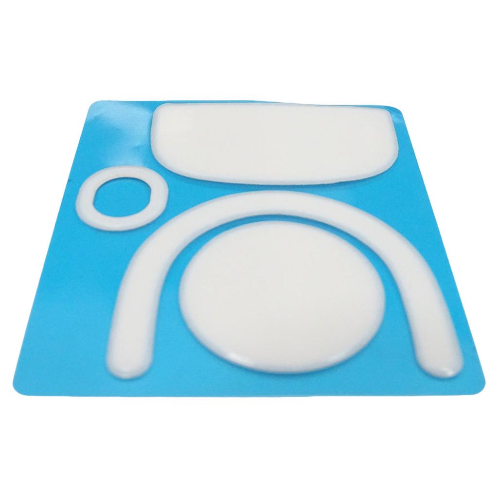 Enhanced ICE Edition Mouse Skates Feet for Logitech G PRO X Superlight 2 Mouse White Rounded Edges