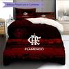 CR Flamengo Pattern Bedding Quilt Set  Home Decoration  Gift (1 * duvet cover + 2 * pillowcase  without core)