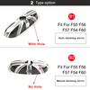 The Black For MINI Cooper F54 F56 F55  F57  F60 Car Rear View Mirror Cover Housing Hatchback PC plastic Fashion  Auto Styling