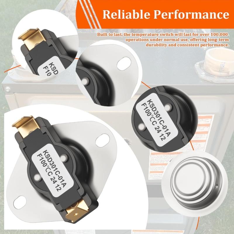 Регулятор температуры вентилятора печи, термовыключатели с нормально открытым/закрытым контактом, термостат для эффективного управления теплом
