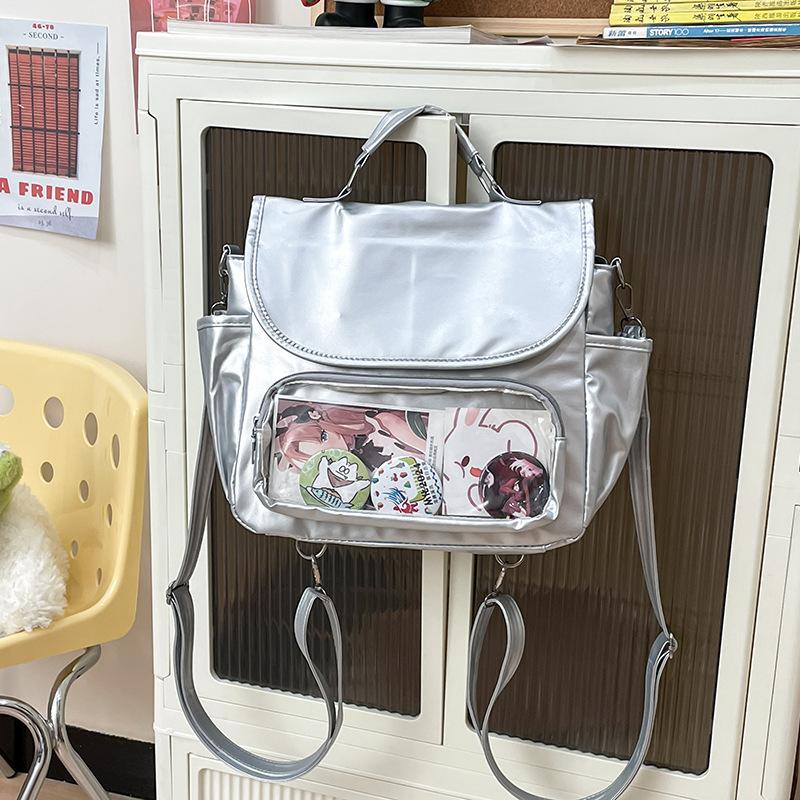 Новый Нишевый Многоцелевой Рюкзак Прозрачный Ульчжан Милый Ita Bag Девочки Классная Сумка Через Плечо Итабаг Мультяшный Студенческий Рюкзак