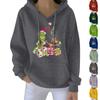 Women's Christmas  Hoodie Funny Cute Christmas Holiday Sweatshirt Pullover