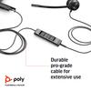 Гарнитура Poly EncorePro 545 USB с акустической защитой органов слуха, кнопкой удержания вызова и ответа, трансформируемая, стандартная (Плантроникс + Поликом) USB-А и USB-С