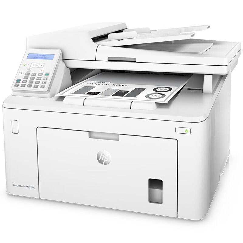 HP Многофункциональный принтер LaserJet Pro M227fdn A4 Черно-белый Штепсель CN (адаптер в комплекте)