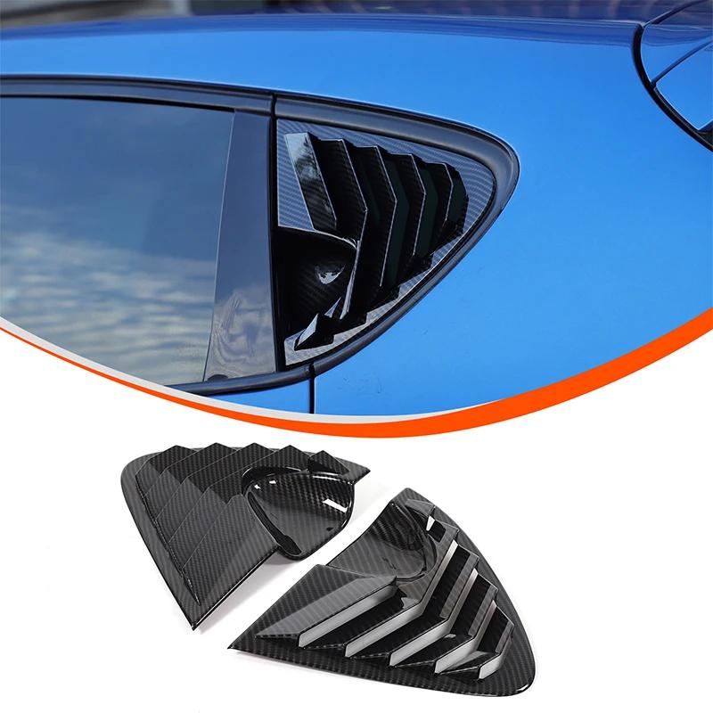 Для Seat Leon 2008-2012 Автомобильная задняя треугольная декоративная наклейка на глухое окно ABS Автоаксессуары 2 шт.