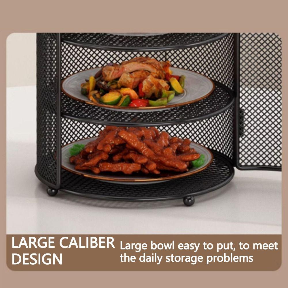 Штабелируемая настольная крышка для овощей круглая Кухонная крышка для еды Крышка для остатков Шкафы для овощей Дом