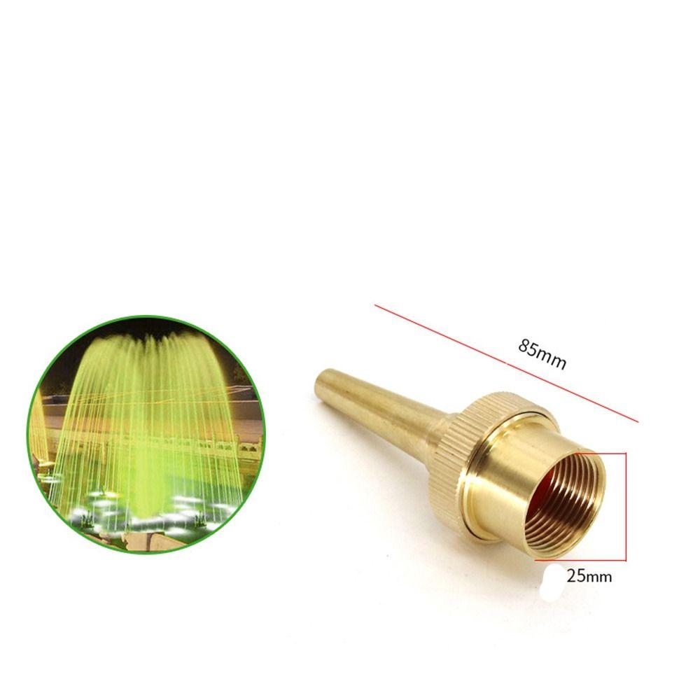 1/2" 3/4" 1" Струйные Прямые Фонтанные Насадки Латунная Распылительная Головка Насадка для Фонтана Бассейна