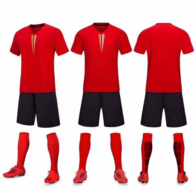 Football Jersey Set Men'S Clothes Children'S Football Training Jersey Game Jersey Primary School Football Jersey