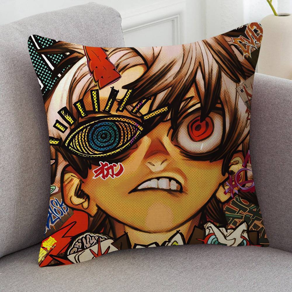 Anime Gachiakuta Cute Cartoon L Game Cushion Cover Pillowcase Upholstery Sofa Throw Pillow Home Decor Pillowcas