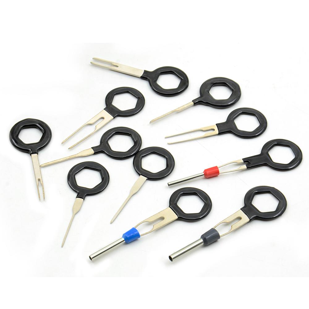 Auto Car Plug Circuit Board Wire Harness Terminal Extraction Pick Connector Crimp Pin Back Needle Remove Tool Set