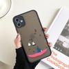 Чехол для телефона с японским аниме и забавным Тоторо для iPhone 11 12 13 14 Pro Max XR X 8 7 Plus Pro XS Mini Skin Feeling Cases Silicone Cover