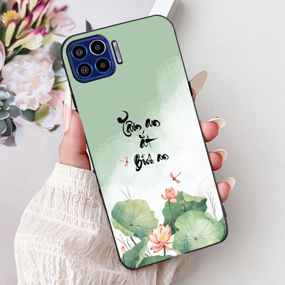 Для Motorola Moto One 5G Чехол Роскошный Модный Расписной Чехол 6.7'' Мягкий ТПУ Чехол для Телефона Для Motorola One MotoOne 5G Задняя Крышка Сумки