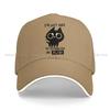 Washed Unisexs Baseball Cap My Alibi Trucker Snapback Caps Dad Hat Black Cat