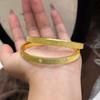 Brushed Women's Simple Design High-end Bracelet Women's Bracelet