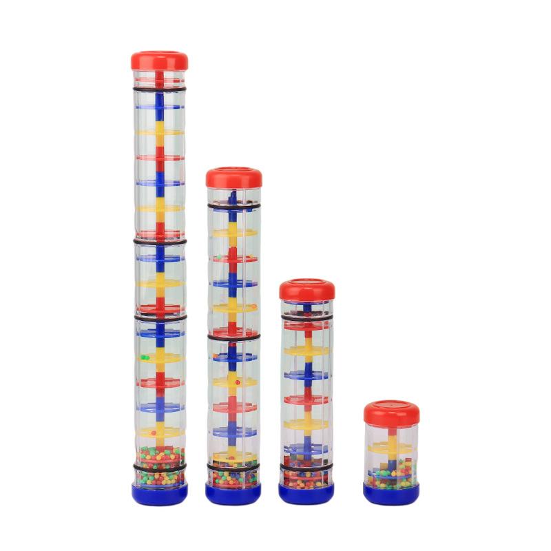 Rainmaker Rain Sound Stick Tube Musical Instrument Toddler Hand Shaking Music Montessori Early Education Toy Popular Baby Kids