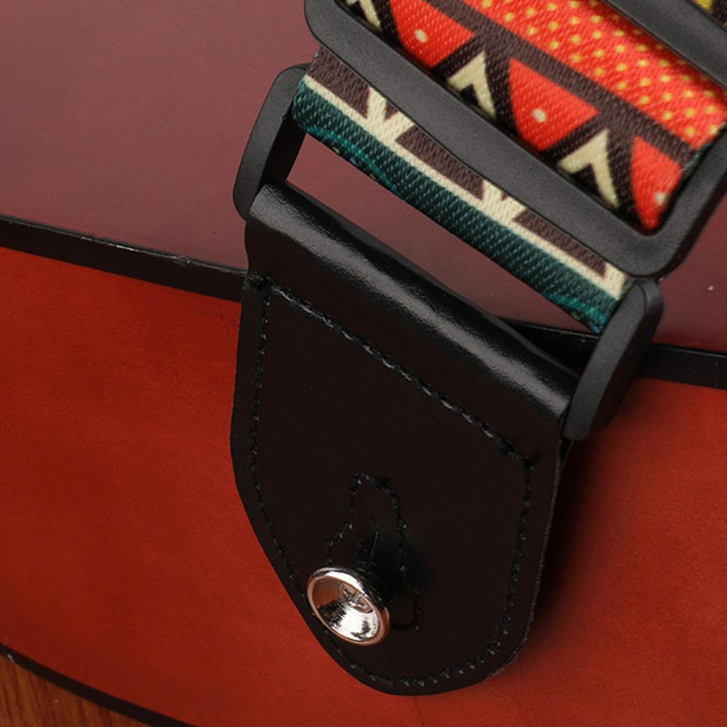 Электрогитара Полиэстеровые ремни Этнический стиль Баллада Акустическая гитара Басовый ремень Аксессуар для музыкальных инструментов