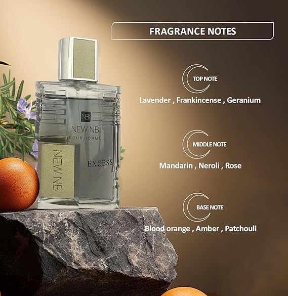 New NB Excess Pour Homme Perfume EDP || 100ml