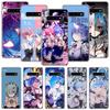 Чехол для телефона Rezero Ram Rem с аниме для Samsung Galaxy S20 Fe S10 Plus S21 S22 S23 Ultra S10e S9 S8 S7 Edge Fundas, чехол