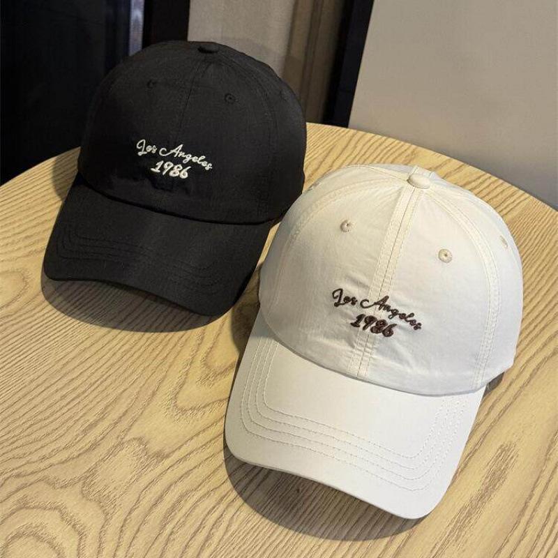 Summer Letter Embroidery Quick-Drying Baseball Cap Children Japanese Face Small Sunshade Sun Protection Cap Men