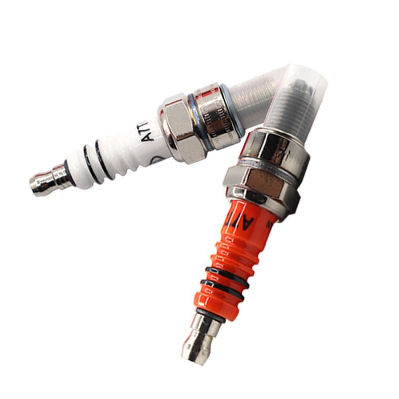 A7TC Racing 3 Electrode Spark Plug for 50cc 110cc 125cc 150cc Atv Scooter Dirt Bike Go Kart