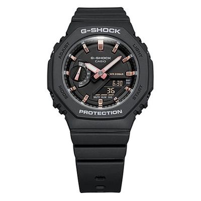 Женские часы G-SHOCK GMA-S2100-1AJF [G-SHOCK Mens Rubber Band GA-2100 MID Black] Круглые часы черного цвета